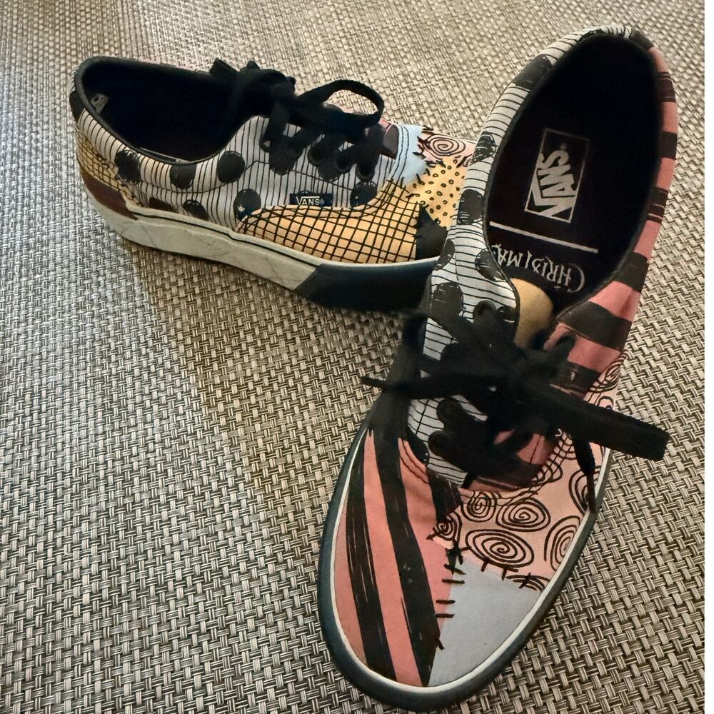 VANS x ERA x DISNEY The Nightmare Before Christmas Stack Shoe Jack Sally 7M/8.5W